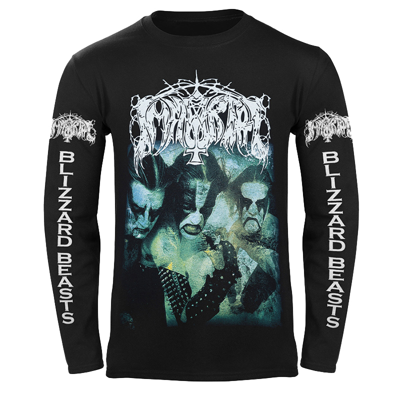 Blizzard Beasts Rock Album Immortal Band Punk Long Sleeve T-Shirt Blizzard Beasts Rock Album Immortal Band Punk Long Sleeve T-Shirt