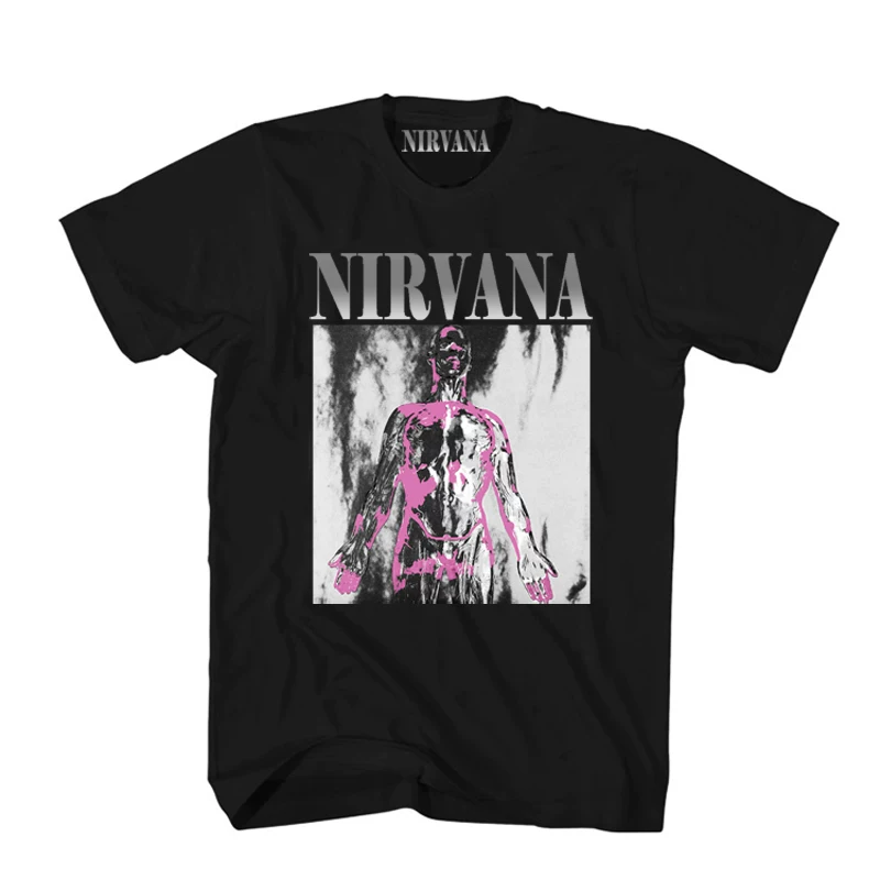 Nirvana Nirvana Classic Retro мужская мужская панк уличная футболка T-плюс