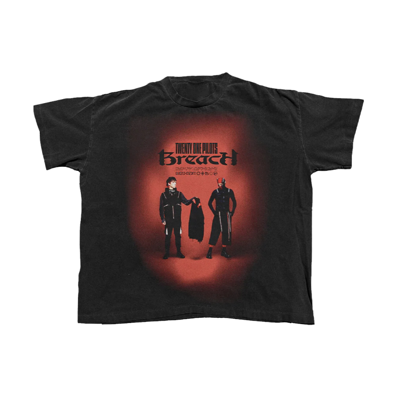 Twenty One Pilots Band Digital Print Washed Vintage Short-Sleeve T-Shirt for Men Twenty One Pilots Band Digital Print Washed Vintage Short-Sleeve T-Shirt for Men