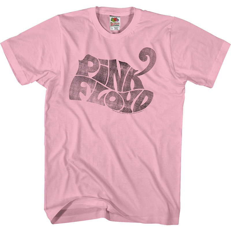 Pink Floyd Band Rock Retro Casual American Style Black and Pink Men's Heavyweight Pure Cotton Short-Sleeve T-Shirt
