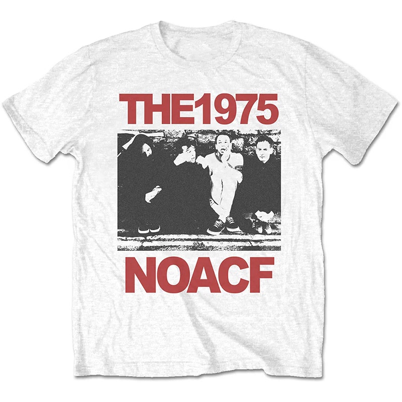 The1975 Band Album Noacf British Alternative Rock Music Punk Pure Cotton Loose Straight Spray Short-Sleeved T-Shirt The1975 Band Album Noacf British Alternative Rock Music Punk Pure Cotton Loose Straight Spray Short-Sleeved T-Shirt