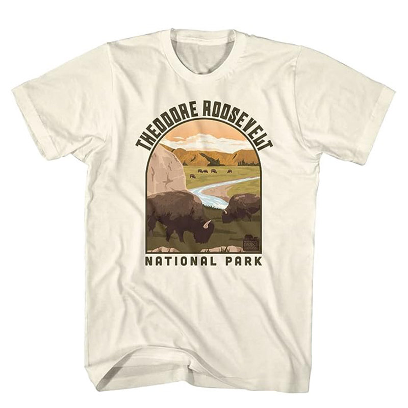 1929National Parks, Yellowstone National Park, Usa, Natural Scenery, Animals and Plants, Men's Short T-Shirt