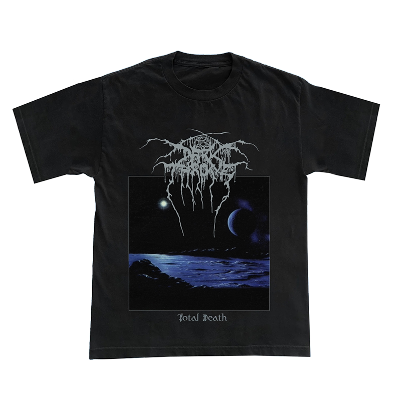 Darkthrone Dark Throne Band Album Total Death American Retro Dark Rock T-Shirt Short Sleeve Darkthrone Dark Throne Band Album Total Death American Retro Dark Rock T-Shirt Short Sleeve