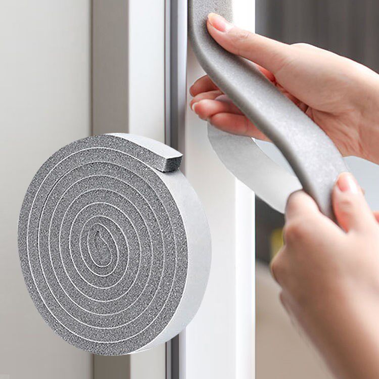 Door seam cushion plug door and window gap sealing strip home self-adhesive type winter soundproof door seam windproof strip cabinet sliding door