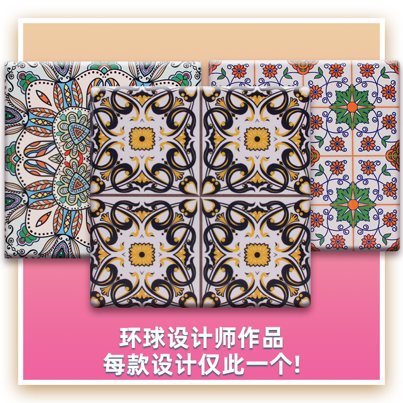 Global designer works gift bag Creative ceramic pot pad Pot pad Anti-hot insulation pad Western table pad Lucky bag