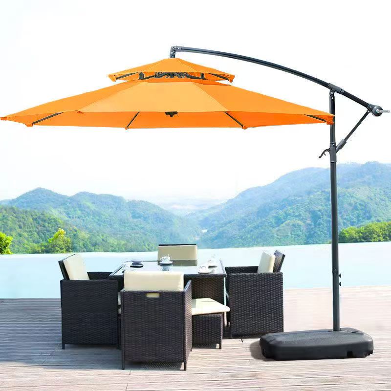 Outdoor Parasol Pink Banana Umbrella Arching Stall Umbrella Balcony Courtyard Garden Umbrella Side Column Umbrella Home Camping Style Umbrella