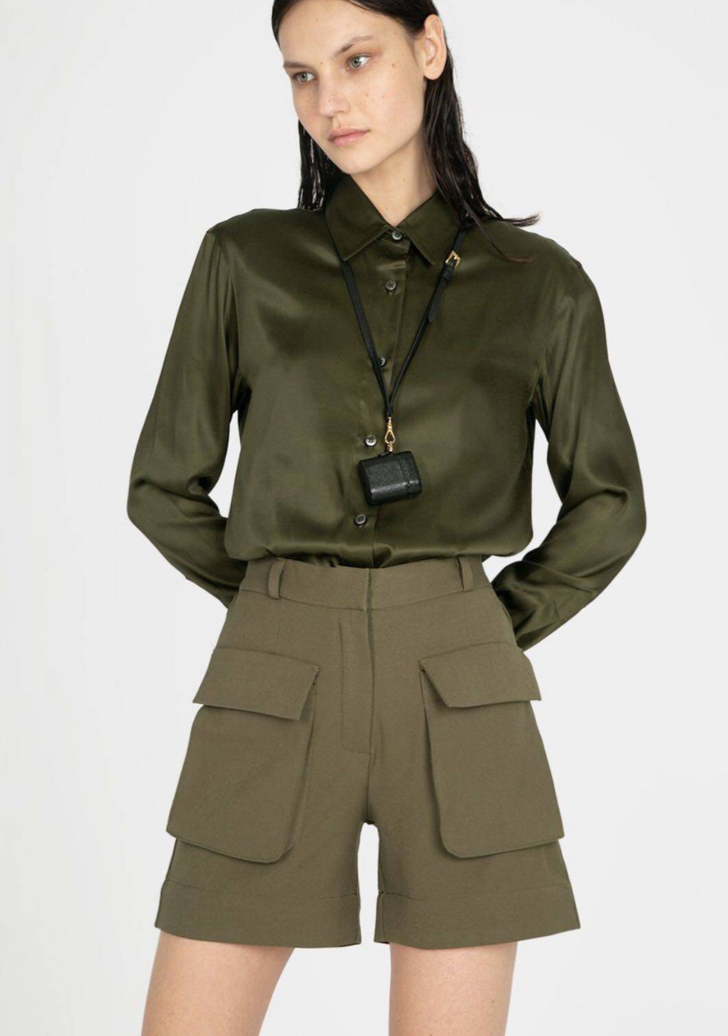 Doraemon Frankie Cargo Shorts Flap Pocket Shorts