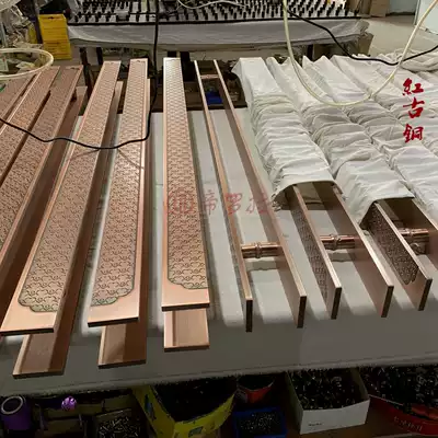 Spot Chinese antique door handle Xiangyun sliding door Modern hotel black wooden door handle Glass door handle