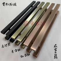 Thickened glass door handle stainless steel door handle sliding door wooden door armrest with frame door handle black spot