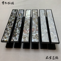 Chinese modern luxury door handle High-end hotel shell craft handle Glass door wooden door handle spot