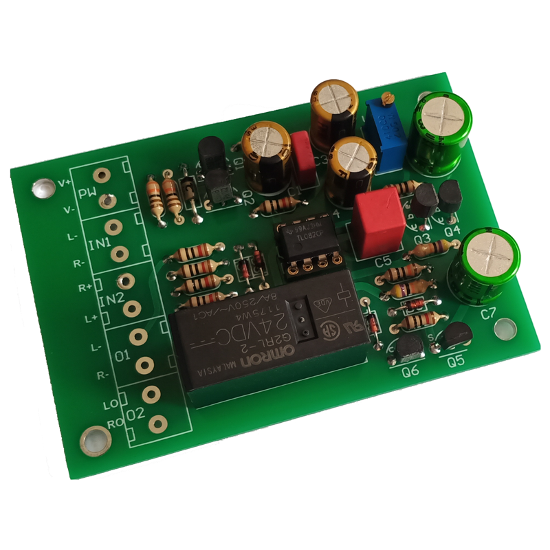 High sensitivity headphones loudspeaker lag protection board