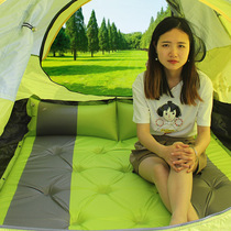 Automatic inflatable mat Outdoor portable tent sleeping mat Camping bed Picnic moisture proof mat 3 three people 4 double thickened width