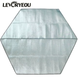 Дорожная шестиугольная двусторонная палатка для кемпинга, водонепроницаемые садовые фонари, увеличенная толщина