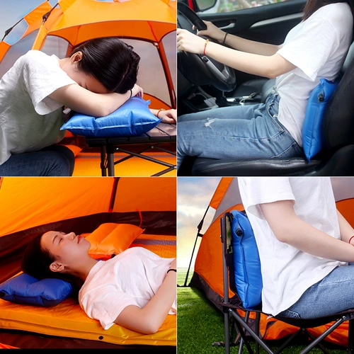 Дорожная автоматическая надувная подушка для путешествий, портативный большой складной поезд для домашнего использования