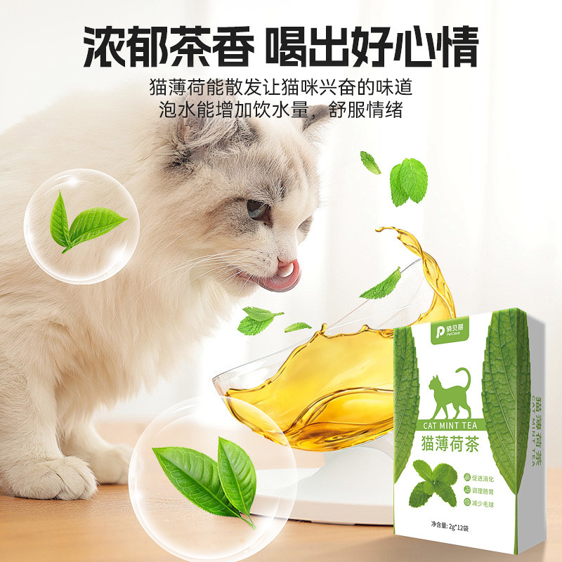 猫薄荷茶包：🐾 让猫咪爱上喝水，轻松消化，情绪满分！🍵 猫薄荷 淘宝好物网 