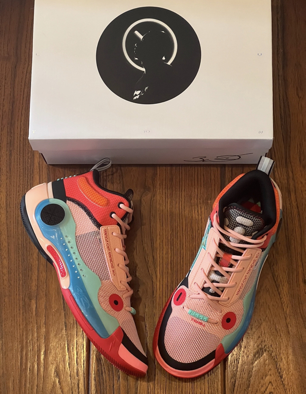 Rainbow Lining\Li Ning Wade's Way 10 Art Artist Practical Basketball Shoes Abas115-8 Rainbow Lining\Li Ning Wade's Way 10 Art Artist Practical Basketball Shoes Abas115-8