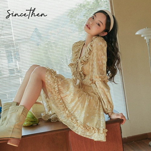 С тех порФлорида встречает французское платье для женщин, курортный стиль, французскую шифоновую юбку для маленьких женщин