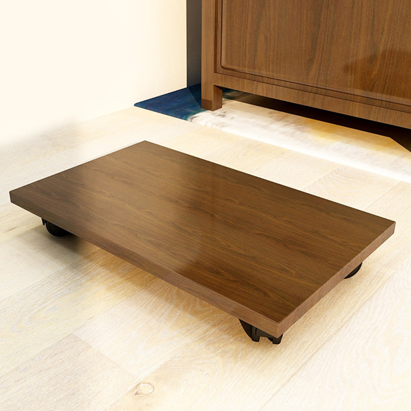 Desktop computer main frame mobile pulley simple home main chassis base multi-function tray pulley host bracket