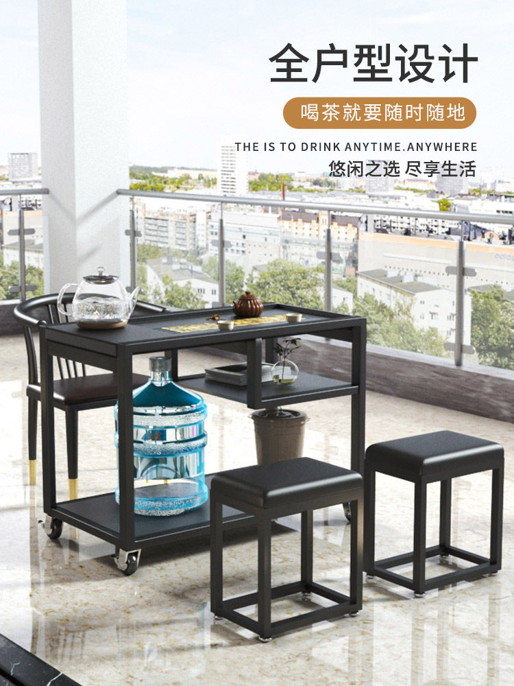 Light luxury tea cart living room with a few home mobile small coffee table quality luxury office tea cart balcony tea tray tea table