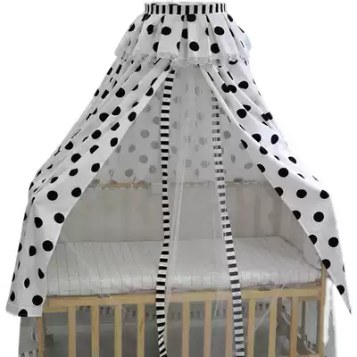 Bed mantle crib multifunctional mosquito net mesh mesh insect proof shading tent cotton bed curtain cotton baby windproof bed cover
