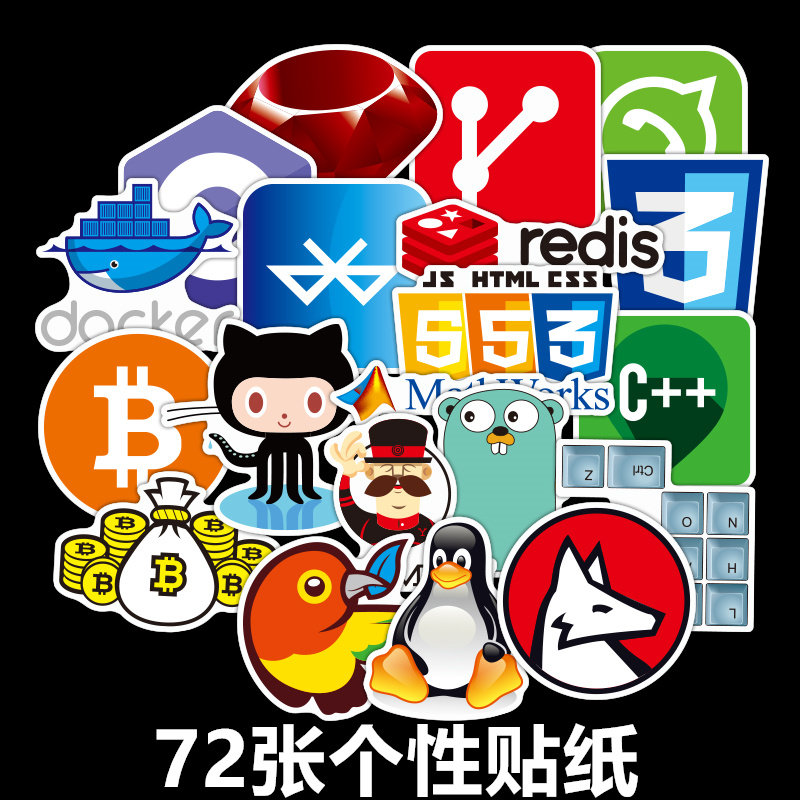 Personality Formula designer sticker Suitcase Stickers waterproof Tide Cards Laptops Flat stickers Laptop Sticker suitcase Suitcase Sticker Tide Man Electric Car Decoration Little Stickler