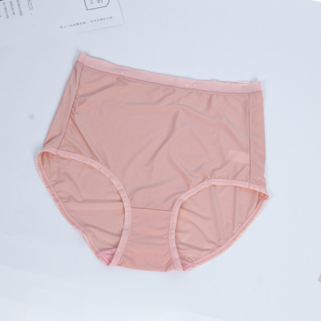 Plus size underwear women's high waist fat mm belly thin section 200Jin [Jin is equal to 0.5 kg] XL girls seamless and comfortable briefs head