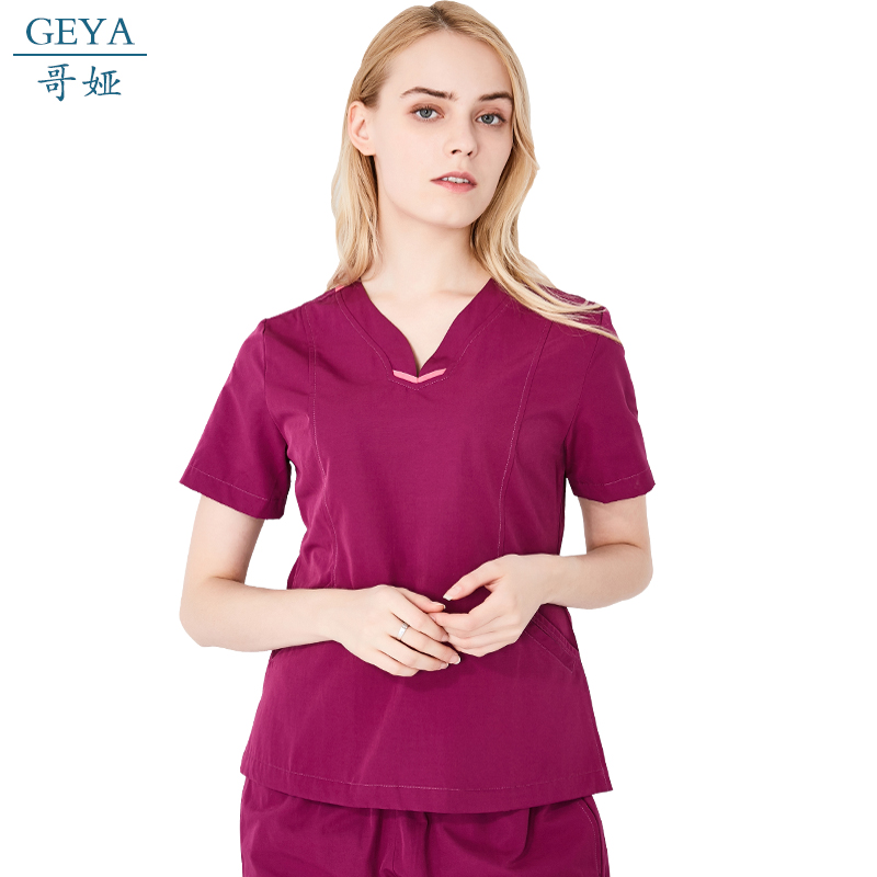 Brush handdress doctor nurse short sleeve work clothesPet beauty salon pet oral hospital handdress for men and women