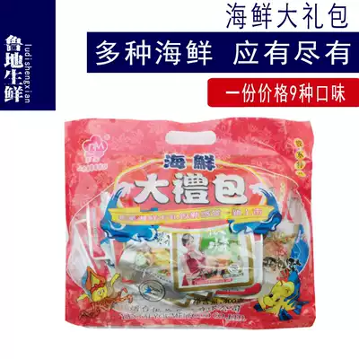 Dongmei seafood gift bag 400g graceful squid squid yellow croaker tuna carp eel fish tofu