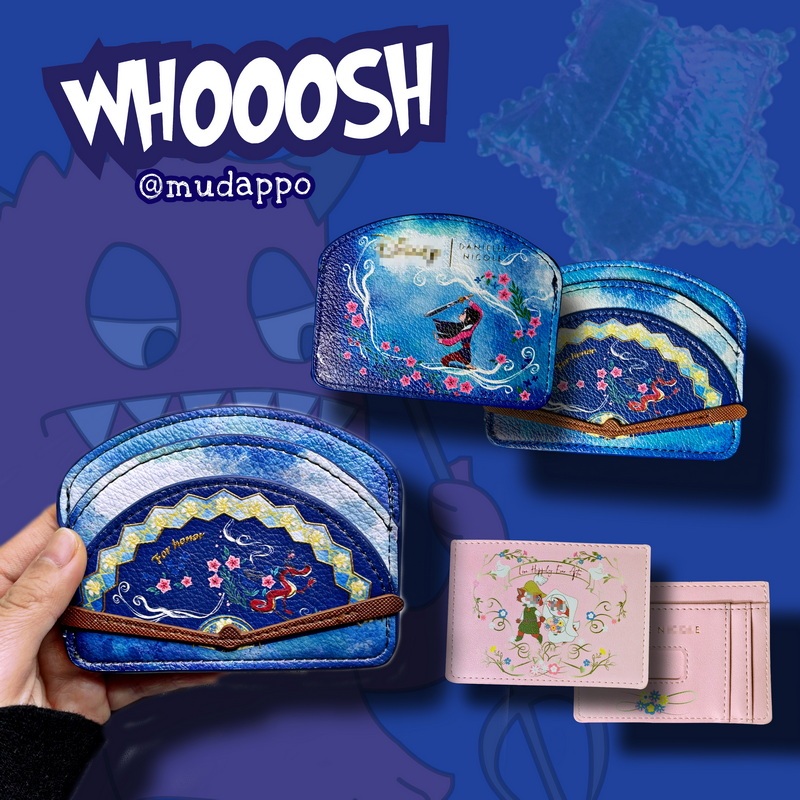 Yabi Youth Practical Trendy Items Export Cute Cartoon Girl Pink Klein Blue Hot Girl Trendy Card Holder