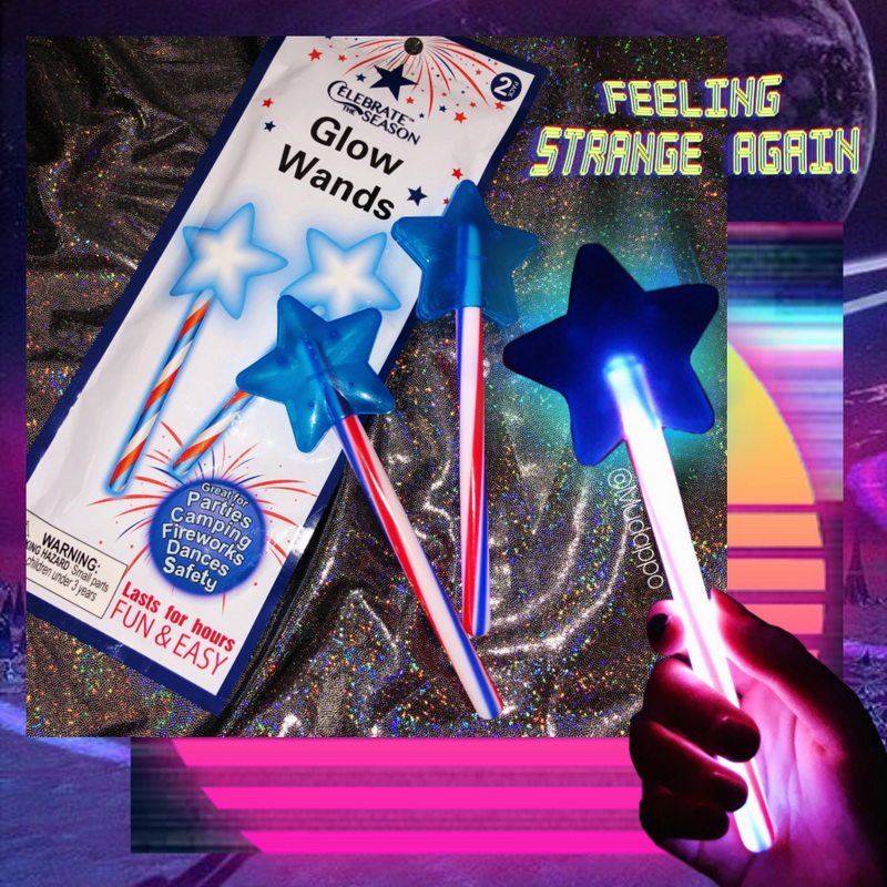 I'm so rare RAVE electric syllable festival glow fairy stick five-pointed star glow stick bar party bungee atmosphere light