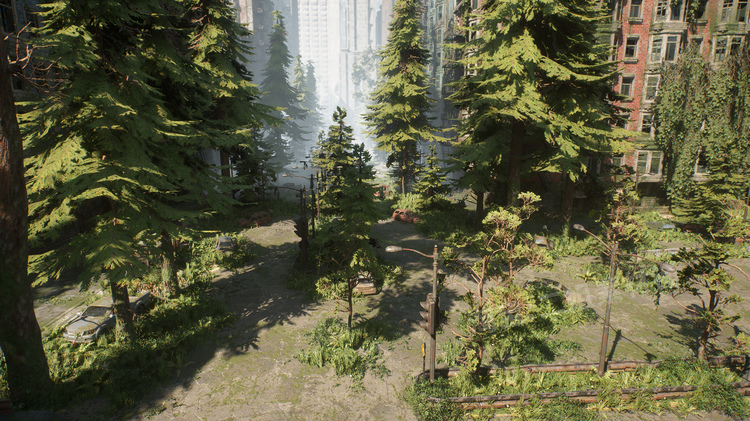 图片[5]-Post Apocalyptic City后世界末日城市UE4虚幻5建筑蓝图汽车模型-cg男孩
