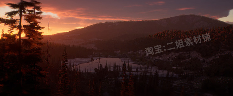 图片[8]-Colorado Nature山脉坡地森林湿地湖泊绿色牧场UE5自然风光地貌-cg男孩