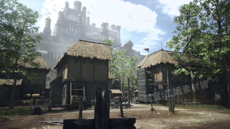 图片[8]-Castle – Village – Town中世纪城堡村庄城镇建筑道具模块化资产-cg男孩