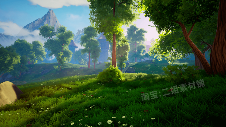 图片[12]-Dreamscape Nature : Tower程式化的开放世界环境UE5虚幻引擎场景-cg男孩