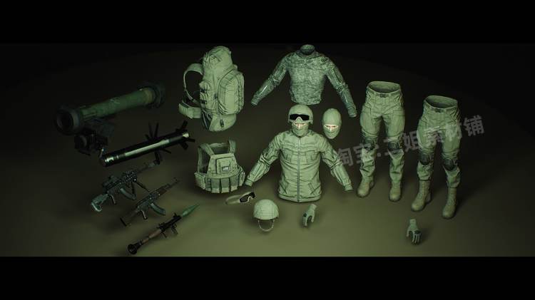 图片[21]-ShooterStarter OPB Full步枪火箭发射器写实UE4虚幻5模块化角色-cg男孩
