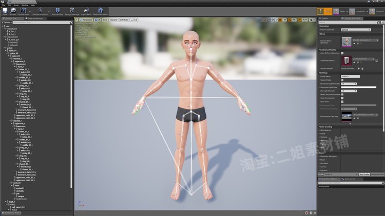 图片[20]-Subculture Guy卡通程式化人物角色服装头部发型面部UE4虚幻5道具-cg男孩