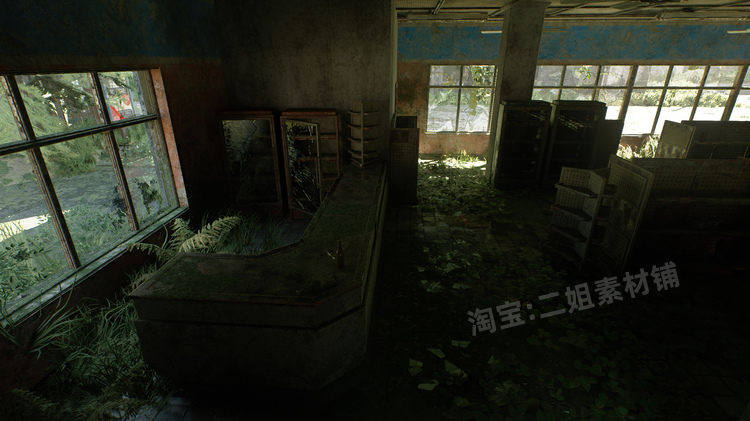 图片[17]-Post Apocalyptic City后世界末日城市UE4虚幻5建筑蓝图汽车模型-cg男孩