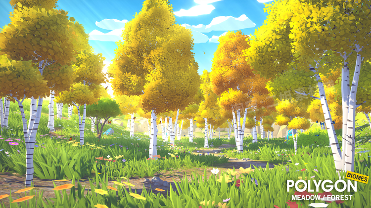图片[24]-POLYGON Nature Biomes Season One自然生物群落UE4虚幻5卡通资产-cg男孩