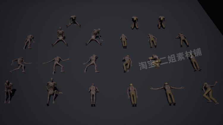 图片[16]-Morbid Pack Volume 1死去角色道具恐怖人物刑具UE4虚幻5资产素材-cg男孩