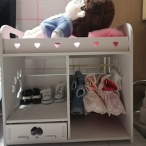 Cotton doll bed 20cm doll housefurniture wardrobe household double doll life goods clothes cheap