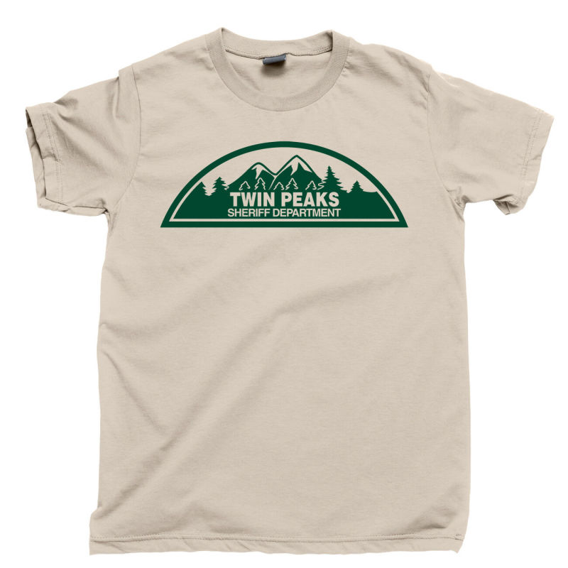 Twin Peaks Twin Peaks Black White Lodge Black and White Lodge American Tv Series Merchandise Men's and Women's Summer T-Shirt
