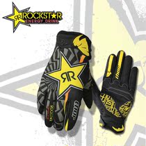 Thor Rock Star Knight Rider Gloves Cross Country Moto Mountain AM Speed Drop Full Finger Gloves Non-slip Riding Gloves