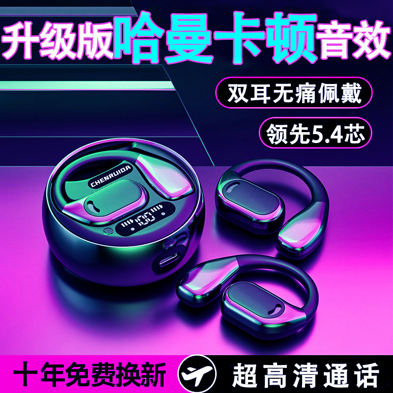 [Berlin Sound] 2026 New Model Non-In-Ear Bone Conduction Open-Style Bluetooth Headphones True Wireless Sports Genuine Product