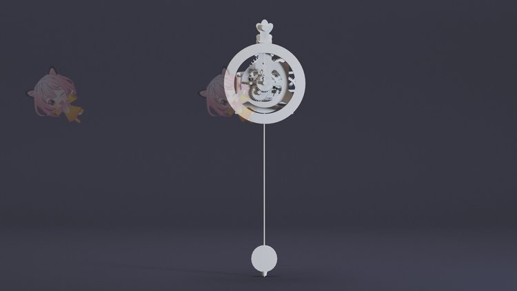 图片[14]-C4D白膜蒸汽朋克机械金属max时钟高细节3d模型blender建模obj素材-cg男孩