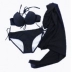 2018 mới của Hàn Quốc thép tấm ngực nhỏ tập hợp áo tắm che nắng áo tắm bikini ba mảnh áo tắm nữ nóng đồ bơi nữ 2 mảnh Bikinis
