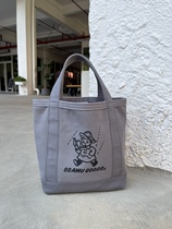 (original D) original field OSAMU GOODS grey 100 lap canvas handbag shopping bag