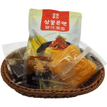 Yanbian special products North Korean ethnic coarse grain pure corn Zhengzong yellow jade noodles Wine noodles Flowers Cold Noodles Hotel Net Red Speed Food