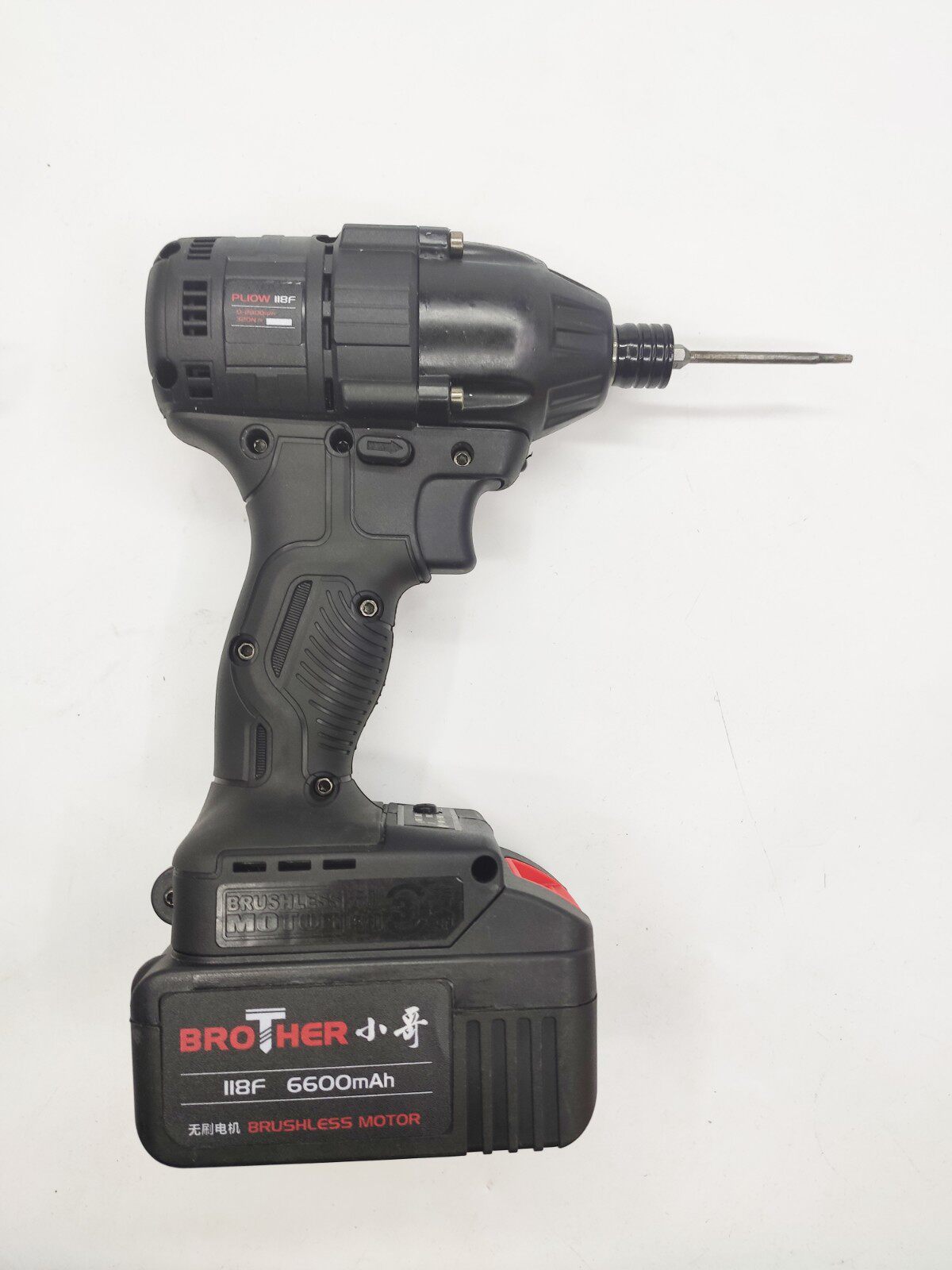 Little brother brushless electric wrench 118F lithium battery impact wrench rack work woodworking auto repair multi-function wrench screwdriver