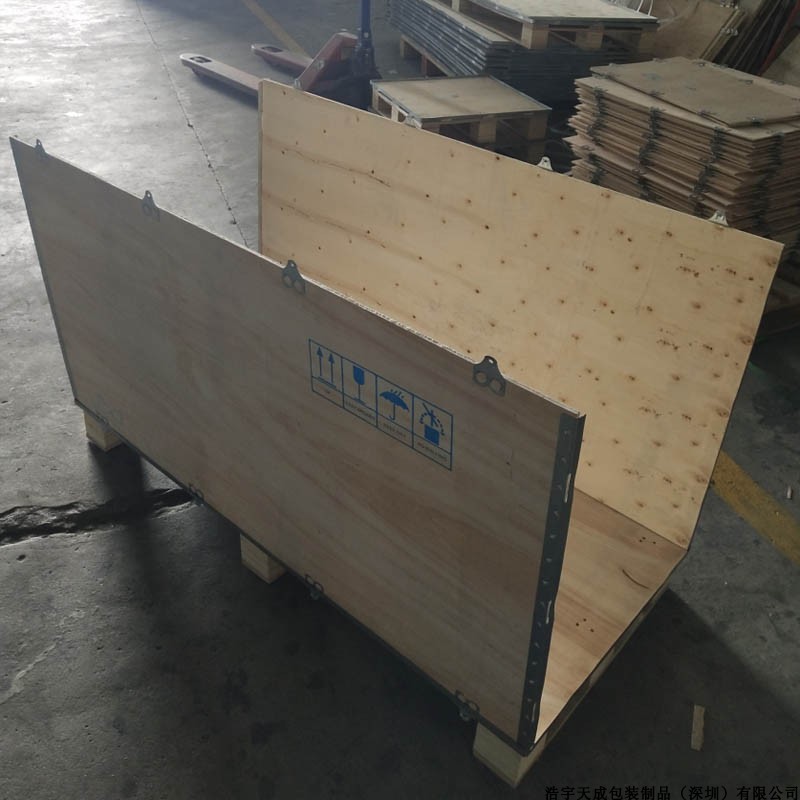 Hộp gỗ tùy chỉnh Xuất khẩu bao bì hộp gỗ miễn phí Logistics hộp gỗ Ván ép hộp gỗ Dây đai thép xuất khẩu Hộp gỗ - Cái hộp thùng gỗ thông