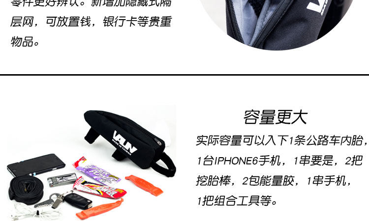 Sacoche pour vélo mixte VAUN - Ref 2220274 Image 13